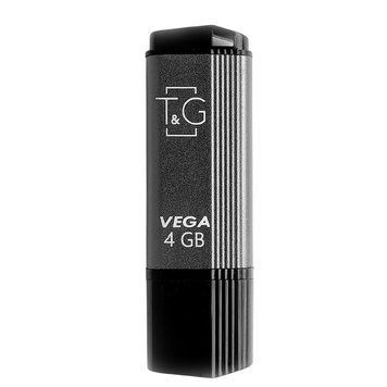 Флеш-накопичувач USB 4GB T&G 121 Vega Series Grey (TG121-4GBGY) 371040 фото