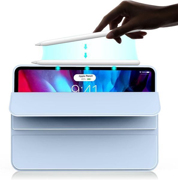 Чохол-книжка BeCover Tri Fold Soft TPU Silicone для Apple iPad Air 13" M2 2024 Light Blue (711741) 558398 фото