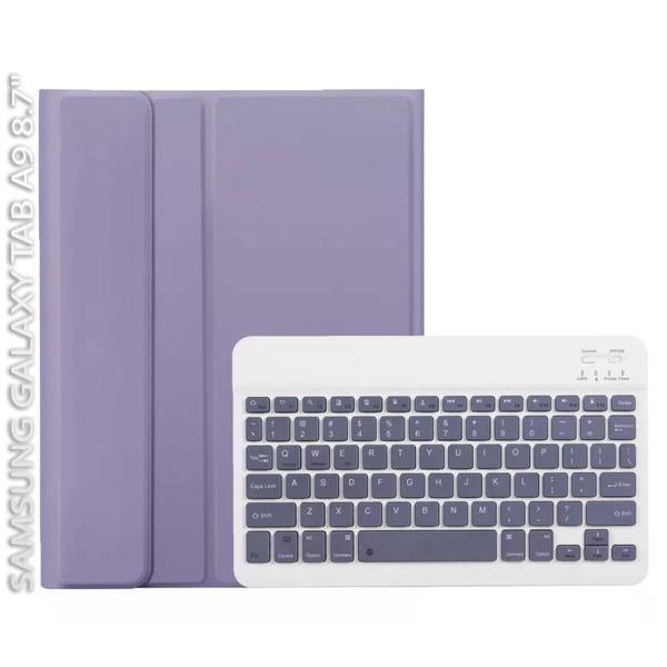 Чохол з бездротовою клавіатурою BeCover для Samsung Galaxy Tab A9 SM-X115 Purple (712360) 552291 фото