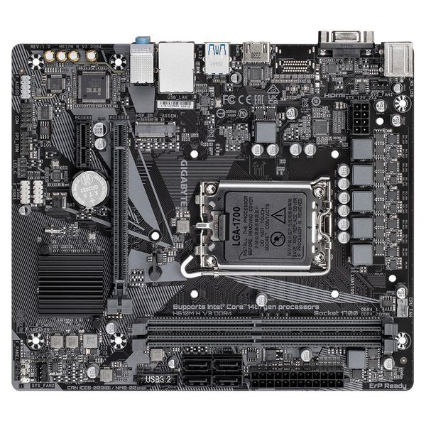 Материнська плата Gigabyte H610M H V3 DDR4 Socket 1700 498439 фото