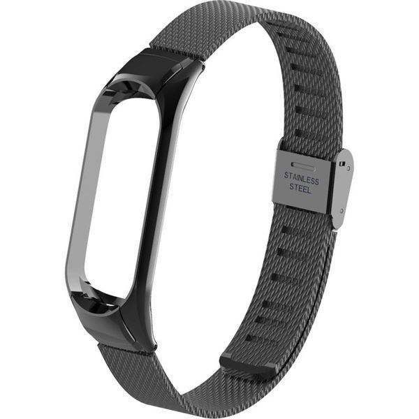 Ремінець BeCover Metal для Xiaomi Mi Smart Band 5/Mi Smart Band 6 Black (705146) 324439 фото