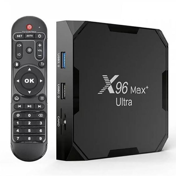 HD медіаплеєр X96 MAX+ Ultra Android TV (905x4/4GB/64GB) 471769 фото