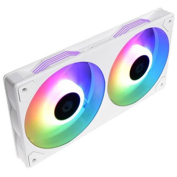 Вентилятор ID-Cooling Icefan 240 ARGB Snow, 245x125x27мм, 3-pin, 4-pin PWM, білий 315267 фото