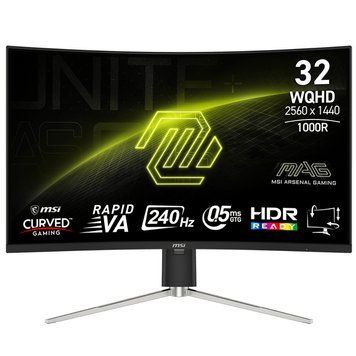 Монітор MSI 31.5" MAG 325CQRXF E2 VA Black Curved 240Hz 560517 фото