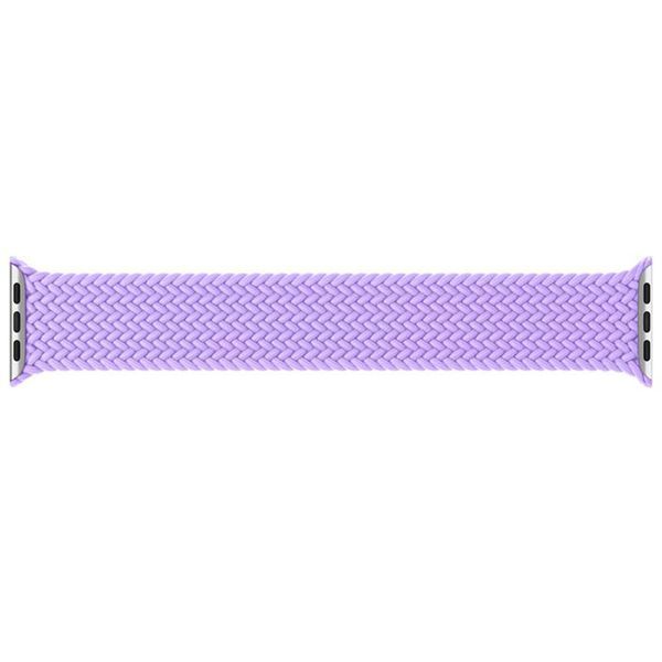Ремінець Armorstandart Braided Solo Loop для Apple Watch 42mm/44mm/45mm/49mm Lavender Grey Size 8 (160 mm) (ARM64911) 463072 фото