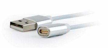 Кабель Cablexpert USB - Lightning + micro USB + USB Type-C (M/M), 1 м, сріблястий (CC-USB2-AMLM31-1M) 253480 фото