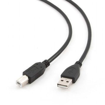 Кабель Cablexpert USB - USB Type-B (M/M), 1.8 м, преміум, Black (CCBP-USB2-AMBM-6) 374420 фото