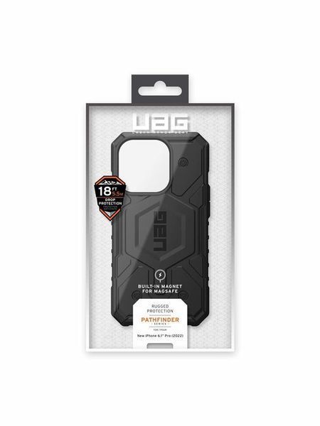 Чохол-накладка Urban Armor Gear Pathfinder Magsafe для Apple iPhone 14 Pro Black (114054114040) 473040 фото
