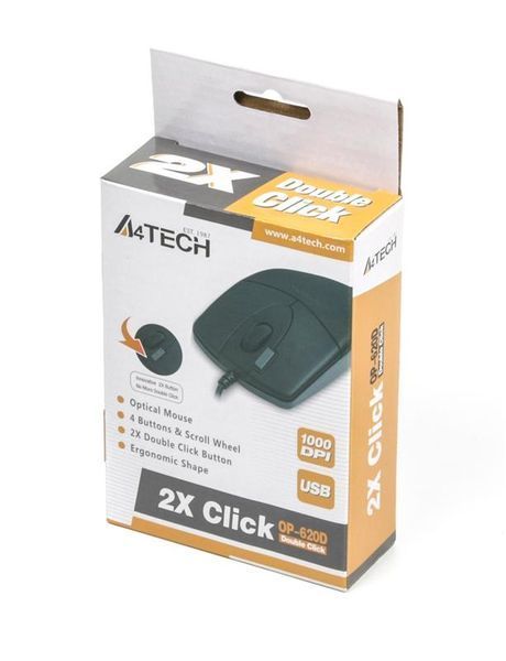 Миша A4Tech OP-620D Black 16072 фото