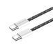 Кабель ColorWay USB Type-C + USB Type-C (M/M), 3.0 А, 1 м, Black (CW-CBPDCC061-BK) 525067 фото 6