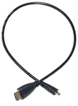 Кабель PowerPlant (KD00AS1241) HDMI-microHDMI v1.3, 0.5м, Black 184471 фото