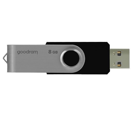 Флеш-накопичувач USB2.0 8GB Goodram UTS2 (Twister) Black (UTS2-0080K0R11) 139177 фото