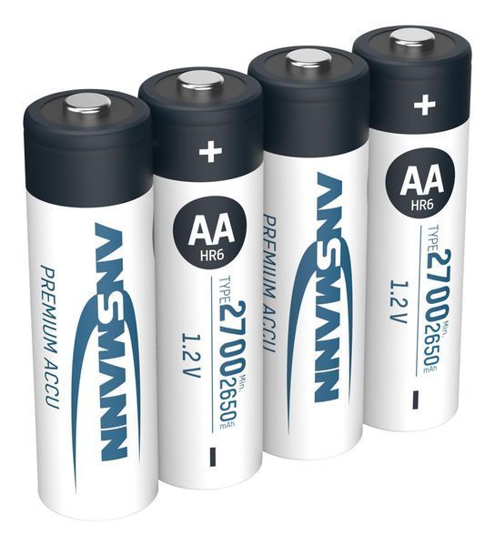Акумулятори Ansmann AA/HR06 NI-MH 2700 mAh BL 4 шт 535969 фото