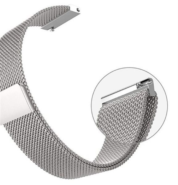 Ремінець BeCover Milanese Style для Amazfit Stratos (22mm)/Stratos 2/2S/3/Amazfit GTR 2/Amazfit GTR 47mm/Amazfit GTR Lite 47mm/Amazfit Nexo/Amazfit Pace/Amazfit GTR 3 Pro Silver (707731) 426565 фото