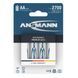 Акумулятори Ansmann AA/HR06 NI-MH 2700 mAh BL 4 шт 535969 фото 1