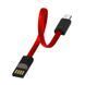 Кабель ColorWay USB - micro USB (M/M), 2.4 А, 0.22 м, Red (CW-CBUM022-RD) 305921 фото 3