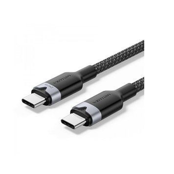 Кабель Vention USB Type-C - USB Type-C (M/M), 240W, 5A, 2 м, Black (TRIBH) 556523 фото