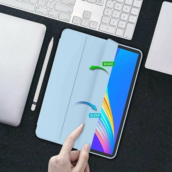 Чохол-книжка BeCover Tri Fold Soft TPU Silicone для Apple iPad Pro Pro 13" M4 2024 Light Blue (711753) 558418 фото