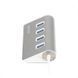 USB-хаб Maxxter 4 ports Silver (HU3A-4P-01) 344908 фото 3