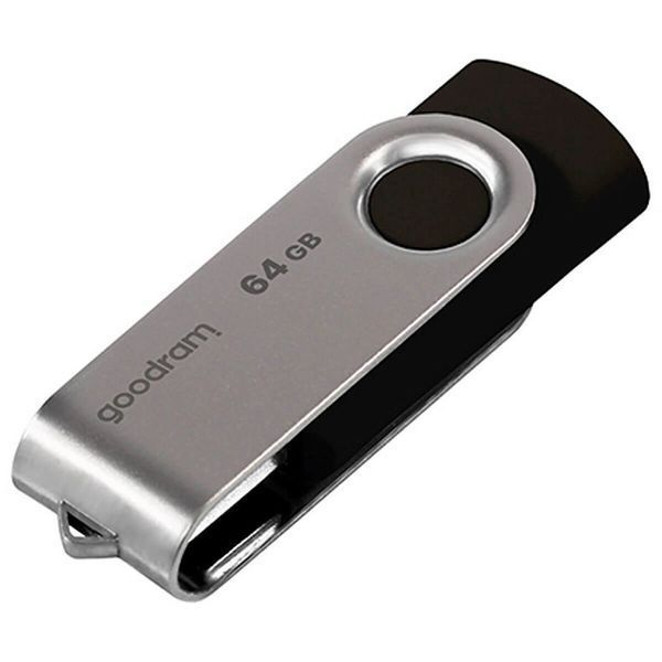 Флеш-накопичувач USB2.0 64GB Goodram UTS2 (Twister) Black (UTS2-0640K0R11) 139180 фото