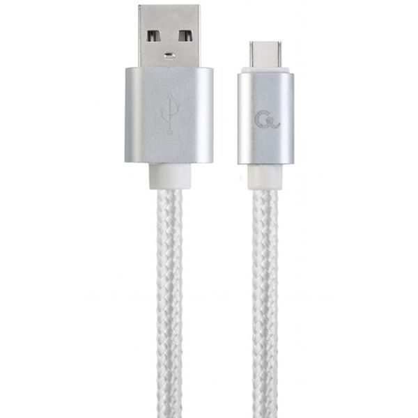 Кабель Cablexpert USB - USB Type-C (M/M), 1.8 м, серебристый (CCB-mUSB2B-AMCM-6-S) 228514 фото