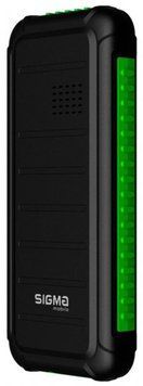 Мобiльний телефон Sigma mobile X-style 18 Track Dual Sim Black/Green 425077 фото