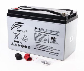 Акумуляторна батарея Ritar 12V 100AH (RA12-100) AGM 316702 фото