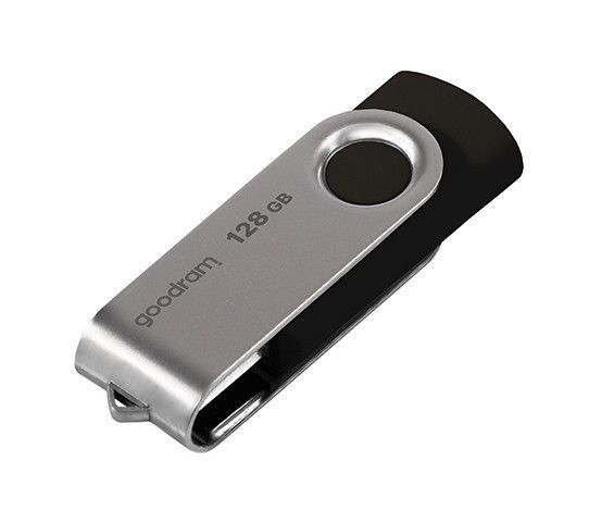 Флеш-накопичувач USB2.0 128GB Goodram UTS2 (Twister) Black (UTS2-1280K0R11) 139181 фото