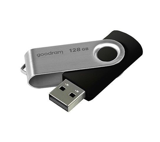 Флеш-накопичувач USB2.0 128GB Goodram UTS2 (Twister) Black (UTS2-1280K0R11) 139181 фото
