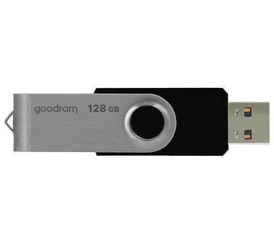 Флеш-накопичувач USB2.0 128GB Goodram UTS2 (Twister) Black (UTS2-1280K0R11) 139181 фото