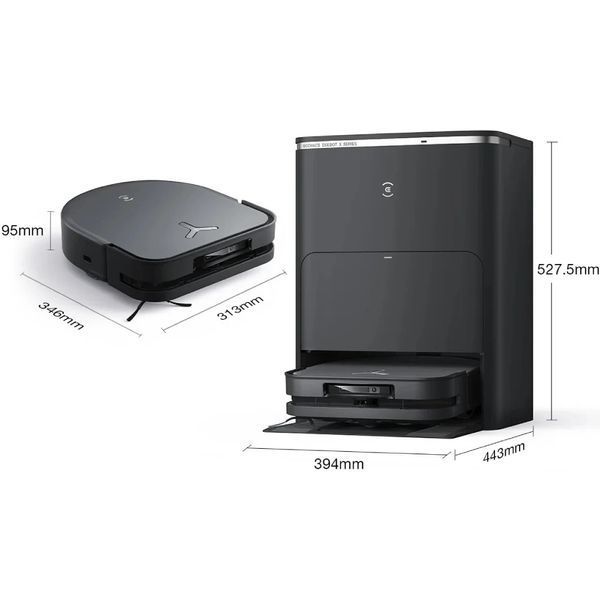 Робот-пилосос Ecovacs Deebot Ozmo X5 Pro Omni (DDX39) Black 540589 фото