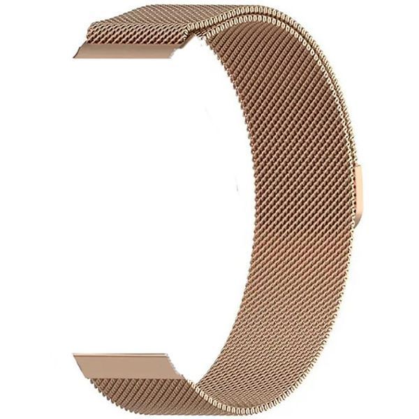 Ремінець BeCover Milanese Style для Amazfit Stratos (22mm)/Stratos 2/2S/3/Amazfit GTR 2/Amazfit GTR 47mm/Amazfit GTR Lite 47mm/Amazfit Nexo/Amazfit Pace/Amazfit GTR 3 Pro Brown (707728) 426571 фото