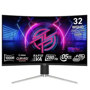 Монітор MSI 31.5" MPG 325CQRXF VA Black Curved 280Hz 553633 фото