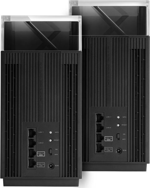 Wi-Fi Mesh система Asus ZenWiFi Pro ET12 2pk Black (90IG05Z0-MO3A20) 435817 фото