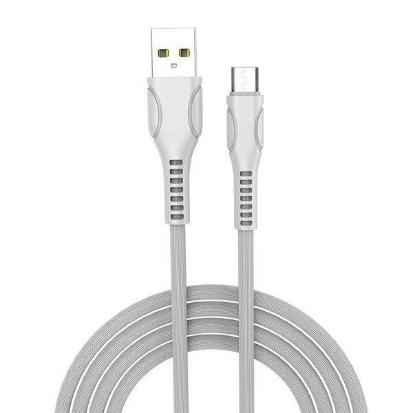 Кабель ColorWay USB - micro USB (M/M), Line-Drawing, 2.4 А, 1 м, White (CW-CBUM028-WH) 313483 фото