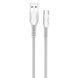Кабель ColorWay USB - micro USB (M/M), Line-Drawing, 2.4 А, 1 м, White (CW-CBUM028-WH) 313483 фото 1