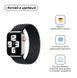 Ремінець Armorstandart Braided Solo Loop для Apple Watch 38mm/40mm/41mm Charcoal Size 2 (120 mm) (ARM58060) 463132 фото 1