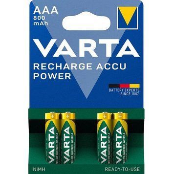 Акумулятор Varta Recharge Accu AAA/HR03 Ni-MH 800 mAh BL 4шт 291230 фото