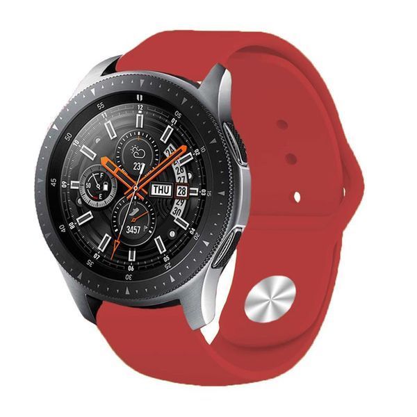 Силіконовий ремінець BeCover для Amazfit Stratos 1/2/2S/3/GTR 2/GTR 47mm/GTR Lite 47mm/Nexo/Pace Red (706368) 365933 фото