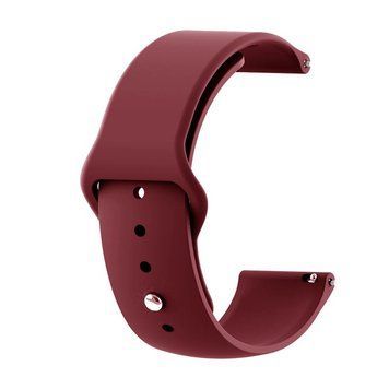 Силіконовий ремінець BeCover для Amazfit Stratos 1/2/2S/3/GTR 2/GTR 47mm/GTR Lite 47mm/Nexo/Pace Dark-Red (706369) 365934 фото
