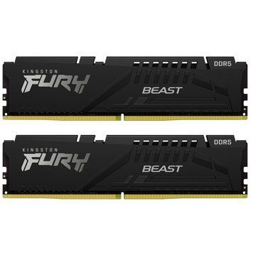 Модуль пам`ятi DDR5 2x8GB/6000 Kingston Fury Beast (KF560C36BBEK2-16) 540040 фото