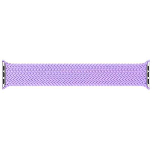 Ремінець Armorstandart Braided Solo Loop для Apple Watch 38mm/40mm/41mm Lavender Grey Size 2 (120 mm) (ARM64897) 463135 фото