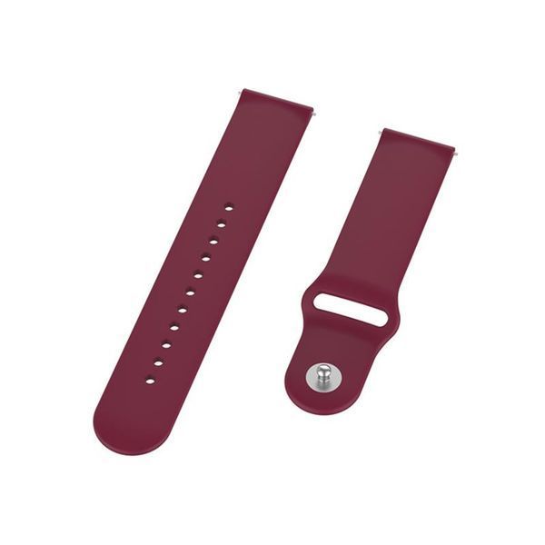 Силіконовий ремінець BeCover для Amazfit Stratos 1/2/2S/3/GTR 2/GTR 47mm/GTR Lite 47mm/Nexo/Pace Dark-Red (706369) 365934 фото
