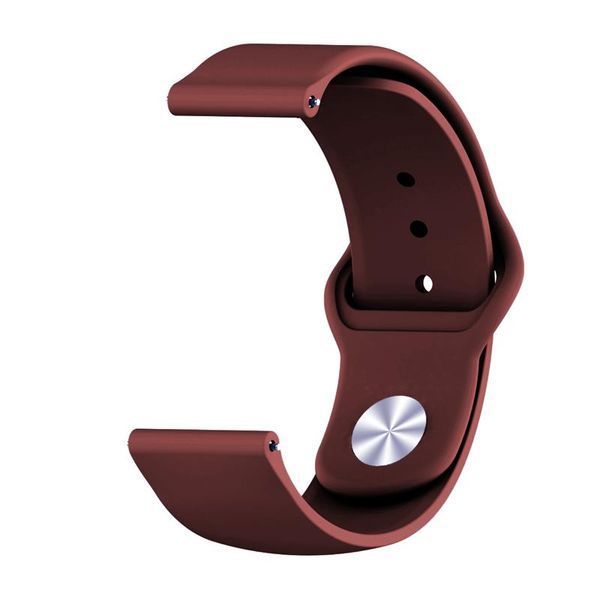 Силіконовий ремінець BeCover для Amazfit Stratos 1/2/2S/3/GTR 2/GTR 47mm/GTR Lite 47mm/Nexo/Pace Dark-Red (706369) 365934 фото