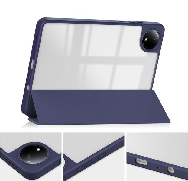 Чохол-книжка BeCover Soft Edge TPU для Xiaomi Redmi Pad SE 8.7 Deep Blue (712565) 552157 фото
