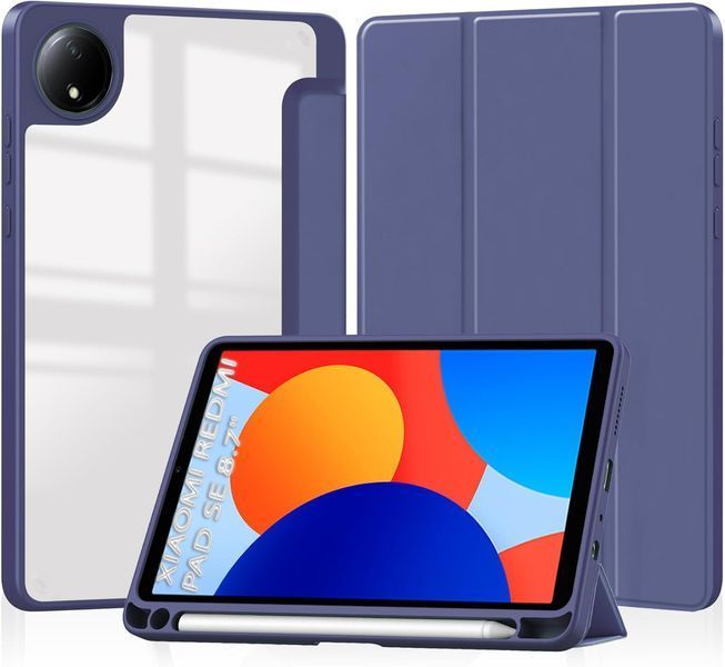 Чохол-книжка BeCover Soft Edge TPU для Xiaomi Redmi Pad SE 8.7 Deep Blue (712565) 552157 фото