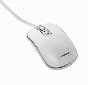 Миша Gembird MUS-4B-06-WS White/Silver 470527 фото