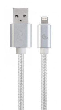 Кабель Cablexpert USB - Lightning (M/M), 1.8 м, сріблястий (CCB-mUSB2B-AMLM-6-S) 253690 фото