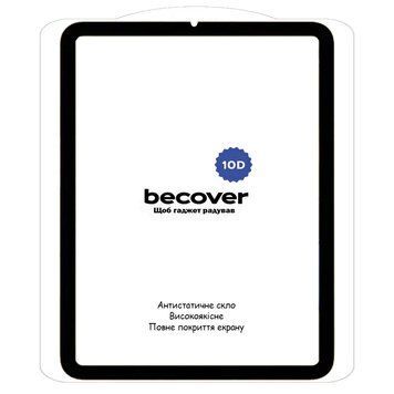 Захисне скло BeCover 10D для Apple iPad Mini 7 2024 Black (712272) 552256 фото