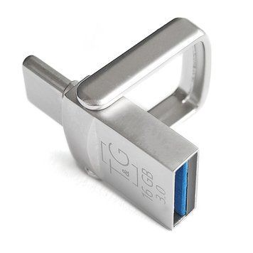 Флеш-накопичувач USB 3.0 128GB Type-C T&G Metall Series 104 Silver (TG104TC-128G3) 557034 фото